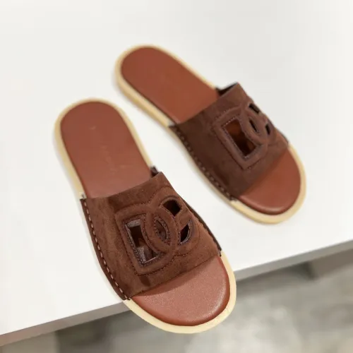 Wholesale Dolce &amp; Gabbana D&amp;G Slippers For Men #1433242 $64.00 USD, Wholesale Quality Replica Dolce &amp; Gabbana D&amp;G Slippers