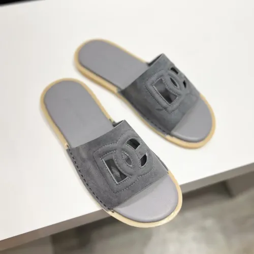 Wholesale Dolce &amp; Gabbana D&amp;G Slippers For Men #1433243 $64.00 USD, Wholesale Quality Replica Dolce &amp; Gabbana D&amp;G Slippers