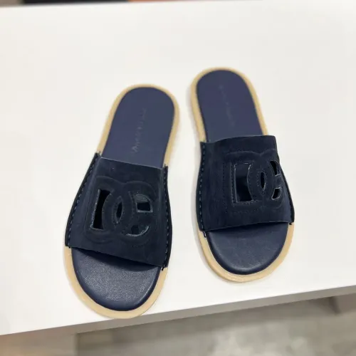 Replica Dolce & Gabbana D&G Slippers For Men #1433245 $64.00 USD for Wholesale