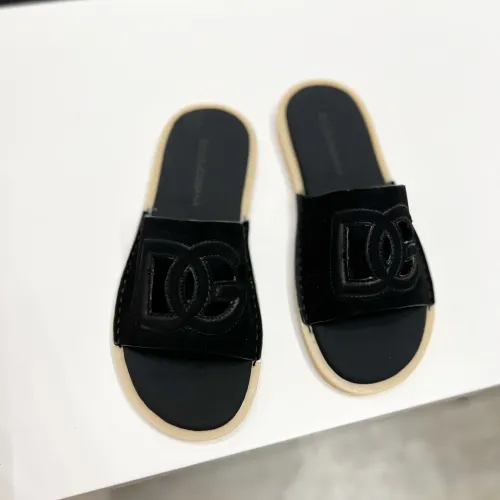 Replica Dolce & Gabbana D&G Slippers For Men #1433246 $64.00 USD for Wholesale