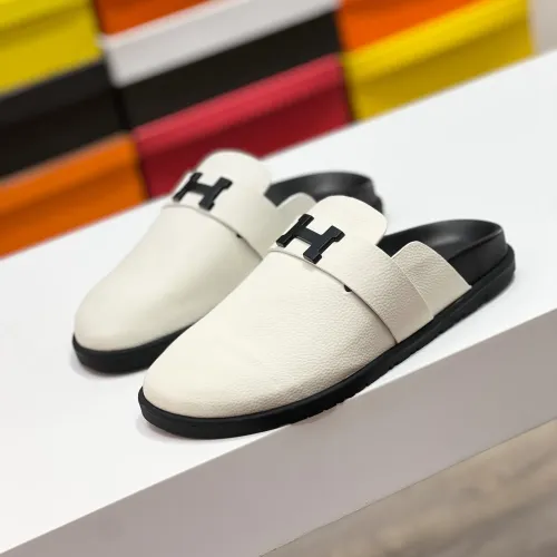 Wholesale Hermes Slippers For Men #1433260 $72.00 USD, Wholesale Quality Replica Hermes Slippers
