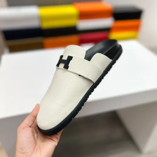 Replica Hermes Slippers For Men #1433260 $72.00 USD for Wholesale