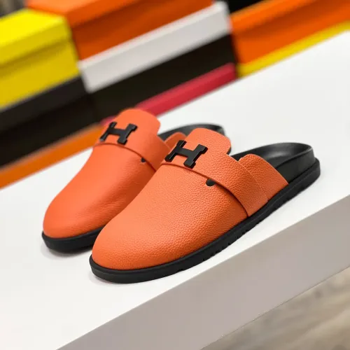 Wholesale Hermes Slippers For Men #1433261 $72.00 USD, Wholesale Quality Replica Hermes Slippers