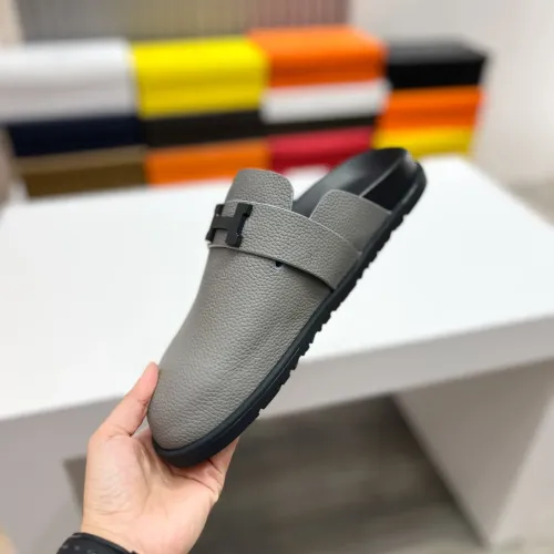 Replica Hermes Slippers For Men #1433262 $72.00 USD for Wholesale