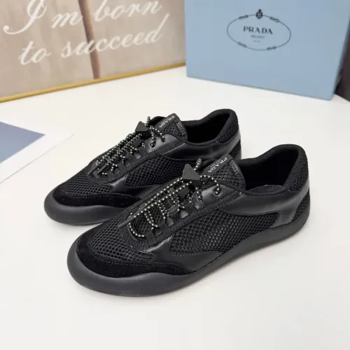 Wholesale Prada Casual Shoes For Women #1433314 $105.00 USD, Wholesale Quality Replica Prada Casual Shoes