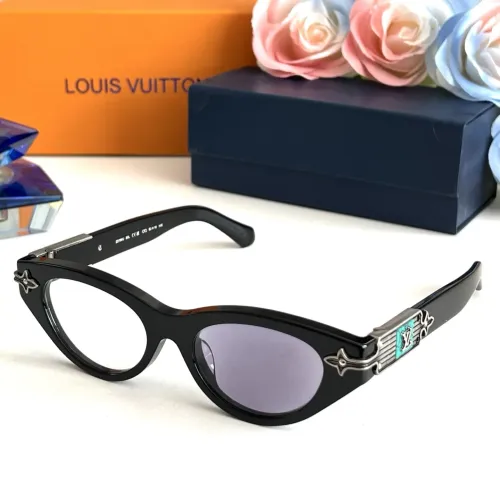 Wholesale Louis Vuitton AAA Quality Sunglasses #1433316 $85.00 USD, Wholesale Quality Replica Louis Vuitton AAA Quality Sunglasses