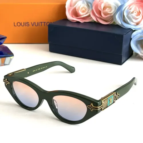 Wholesale Louis Vuitton AAA Quality Sunglasses #1433321 $80.00 USD, Wholesale Quality Replica Louis Vuitton AAA Quality Sunglasses