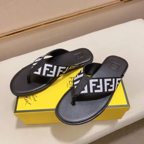 Wholesale Fendi Slippers For Men #1433323 $45.00 USD, Wholesale Quality Replica Fendi Slippers