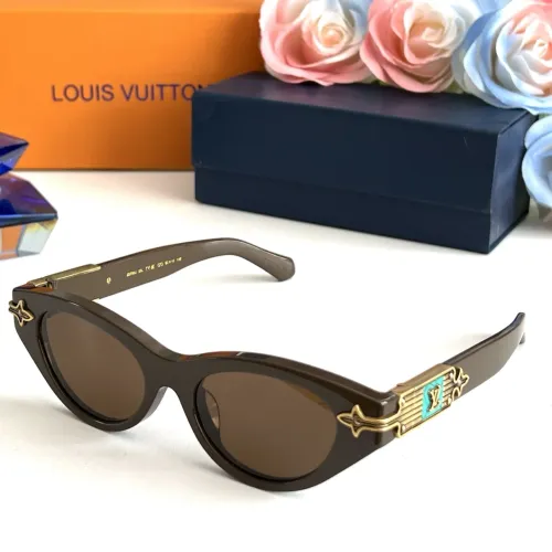 Wholesale Louis Vuitton AAA Quality Sunglasses #1433324 $80.00 USD, Wholesale Quality Replica Louis Vuitton AAA Quality Sunglasses