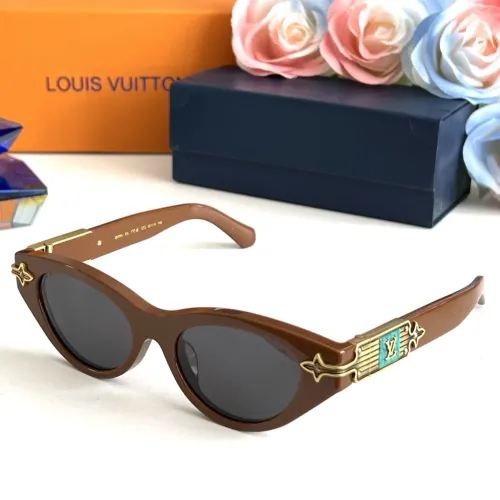 Wholesale Louis Vuitton AAA Quality Sunglasses #1433325 $80.00 USD, Wholesale Quality Replica Louis Vuitton AAA Quality Sunglasses