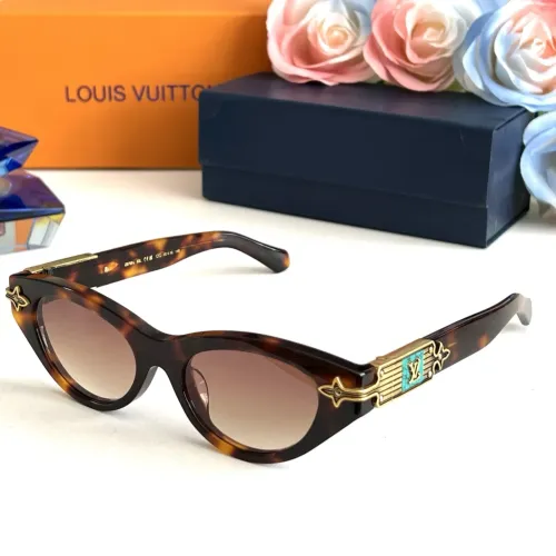 Wholesale Louis Vuitton AAA Quality Sunglasses #1433326 $80.00 USD, Wholesale Quality Replica Louis Vuitton AAA Quality Sunglasses