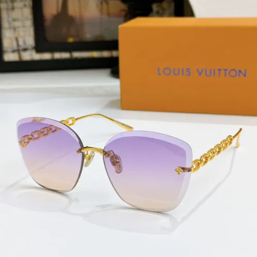 Wholesale Louis Vuitton AAA Quality Sunglasses #1433344 $60.00 USD, Wholesale Quality Replica Louis Vuitton AAA Quality Sunglasses