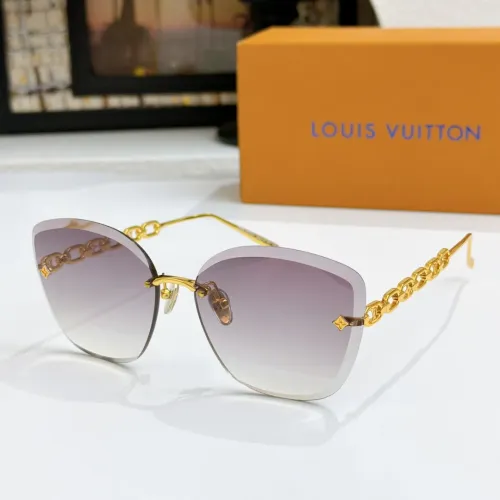 Wholesale Louis Vuitton AAA Quality Sunglasses #1433347 $60.00 USD, Wholesale Quality Replica Louis Vuitton AAA Quality Sunglasses