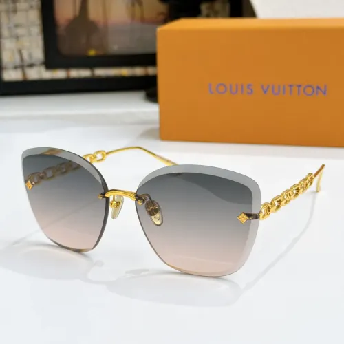 Wholesale Louis Vuitton AAA Quality Sunglasses #1433348 $60.00 USD, Wholesale Quality Replica Louis Vuitton AAA Quality Sunglasses