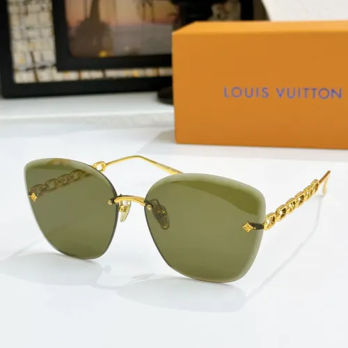 Wholesale Louis Vuitton AAA Quality Sunglasses #1433351 $60.00 USD, Wholesale Quality Replica Louis Vuitton AAA Quality Sunglasses