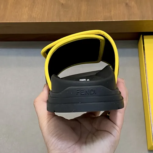 Replica Fendi Slippers For Men #1433358 $60.00 USD for Wholesale