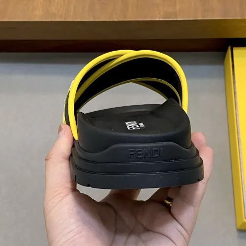 Replica Fendi Slippers For Men #1433359 $60.00 USD for Wholesale