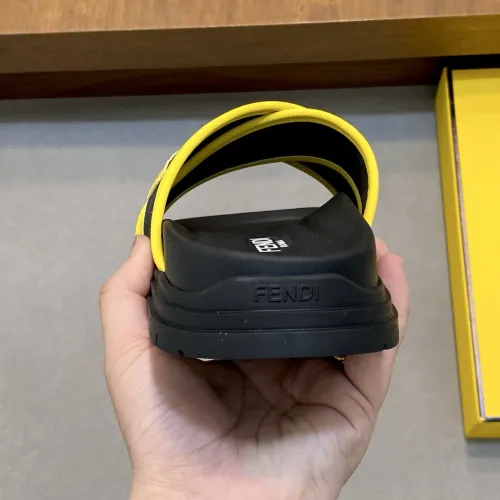Replica Fendi Slippers For Men #1433362 $60.00 USD for Wholesale