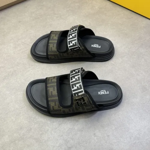 Replica Fendi Slippers For Men #1433367 $60.00 USD for Wholesale