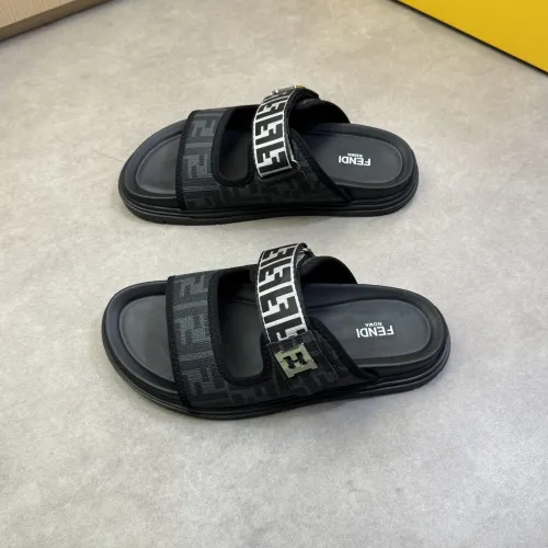 Replica Fendi Slippers For Men #1433368 $60.00 USD for Wholesale