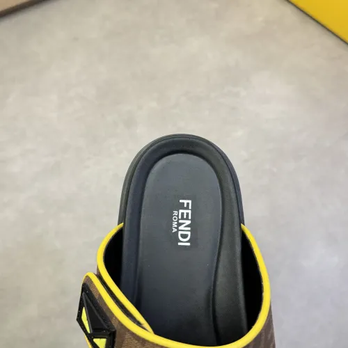 Replica Fendi Slippers For Men #1433369 $60.00 USD for Wholesale