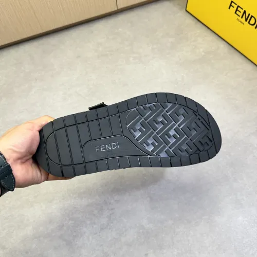Replica Fendi Slippers For Men #1433375 $60.00 USD for Wholesale
