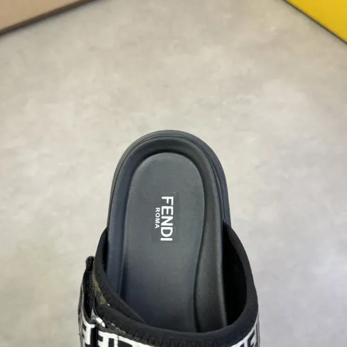 Replica Fendi Slippers For Men #1433376 $60.00 USD for Wholesale