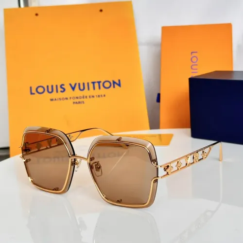 Wholesale Louis Vuitton AAA Quality Sunglasses #1433401 $60.00 USD, Wholesale Quality Replica Louis Vuitton AAA Quality Sunglasses