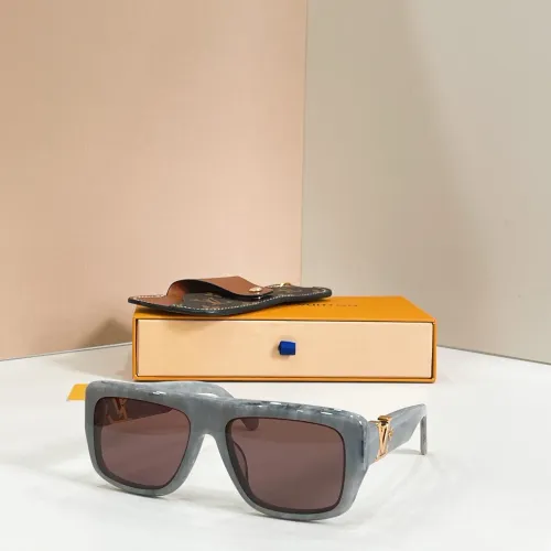 Wholesale Louis Vuitton AAA Quality Sunglasses #1433436 $60.00 USD, Wholesale Quality Replica Louis Vuitton AAA Quality Sunglasses