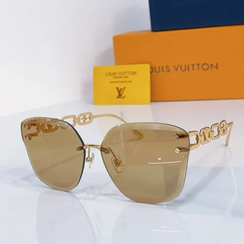 Wholesale Louis Vuitton AAA Quality Sunglasses #1433448 $60.00 USD, Wholesale Quality Replica Louis Vuitton AAA Quality Sunglasses