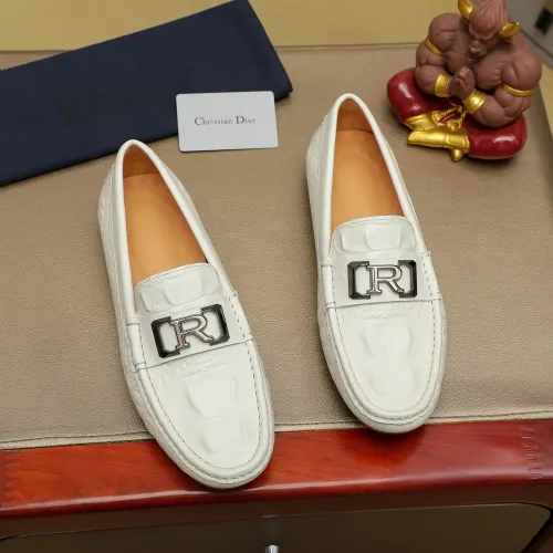 Wholesale Christian Dior Leather Shoes For Men #1433471 $76.00 USD, Wholesale Quality Replica Christian Dior Leather Shoes