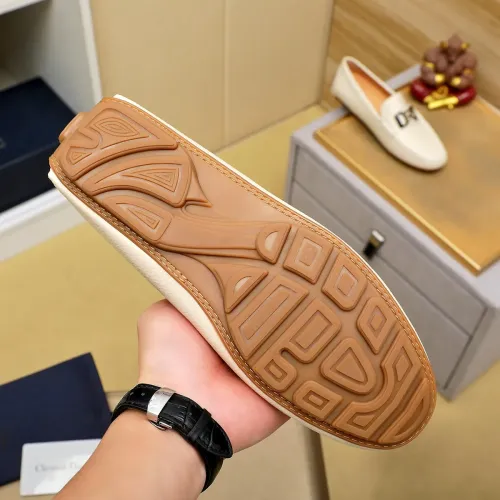 Replica Christian Dior Leather Shoes For Men #1433474 $76.00 USD for Wholesale