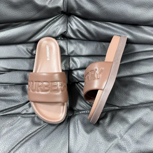 Replica Burberry Slippers For Men #1433482 $56.00 USD for Wholesale