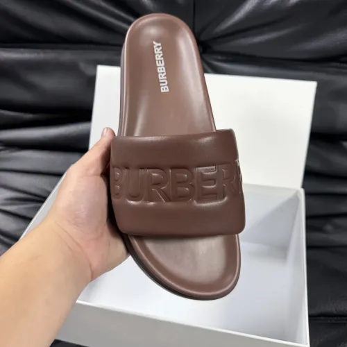 Replica Burberry Slippers For Men #1433485 $56.00 USD for Wholesale