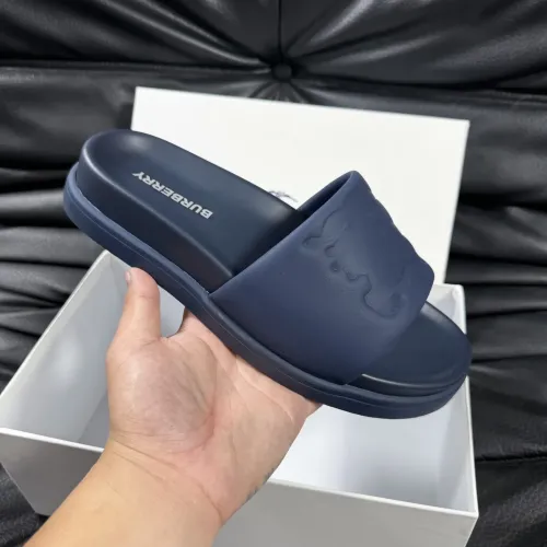 Replica Burberry Slippers For Men #1433486 $56.00 USD for Wholesale