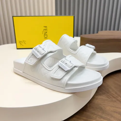 Wholesale Fendi Slippers For Men #1433509 $85.00 USD, Wholesale Quality Replica Fendi Slippers