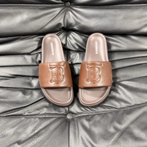 Replica Burberry Slippers For Men #1433520 $56.00 USD for Wholesale