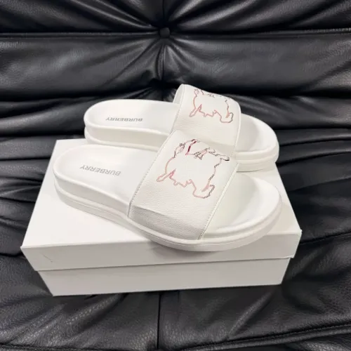 Wholesale Burberry Slippers For Men #1433522 $56.00 USD, Wholesale Quality Replica Burberry Slippers