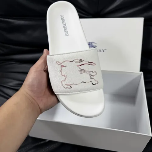 Replica Burberry Slippers For Men #1433522 $56.00 USD for Wholesale