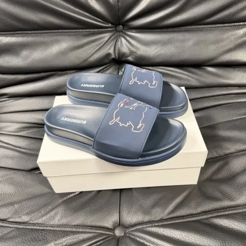 Wholesale Burberry Slippers For Men #1433525 $56.00 USD, Wholesale Quality Replica Burberry Slippers