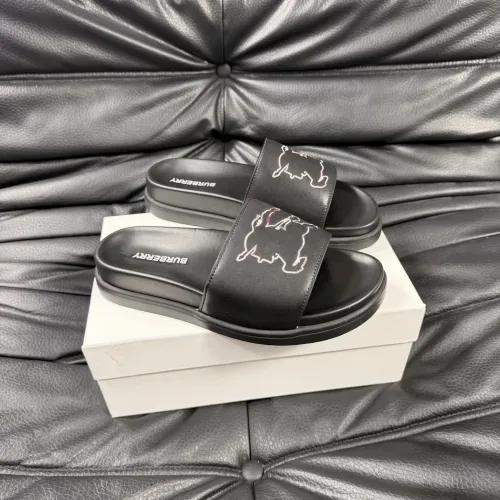Wholesale Burberry Slippers For Men #1433526 $56.00 USD, Wholesale Quality Replica Burberry Slippers