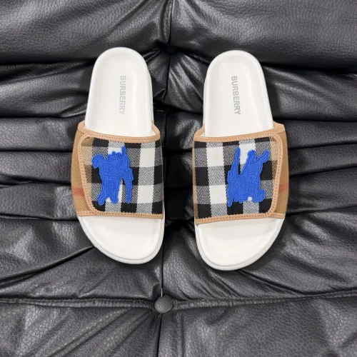 Wholesale Burberry Slippers For Men #1433527 $56.00 USD, Wholesale Quality Replica Burberry Slippers