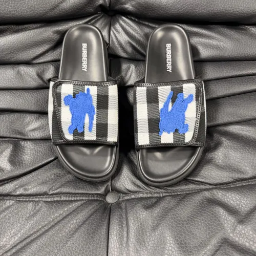 Wholesale Burberry Slippers For Men #1433528 $56.00 USD, Wholesale Quality Replica Burberry Slippers
