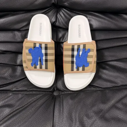 Wholesale Burberry Slippers For Men #1433529 $56.00 USD, Wholesale Quality Replica Burberry Slippers