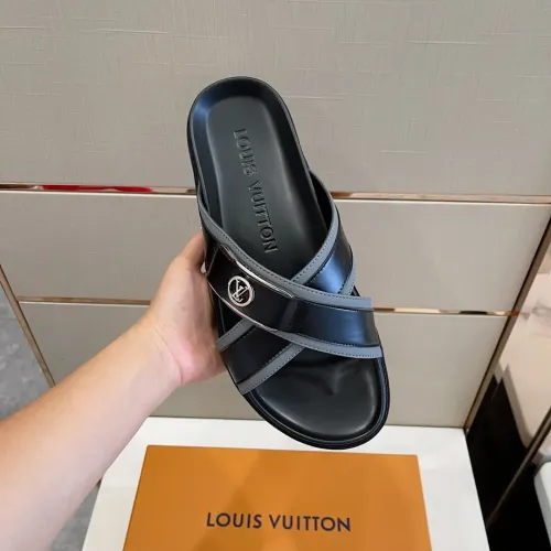 Replica Louis Vuitton Slippers For Men #1433533 $60.00 USD for Wholesale