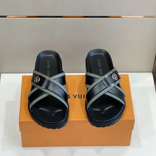 Replica Louis Vuitton Slippers For Men #1433534 $60.00 USD for Wholesale
