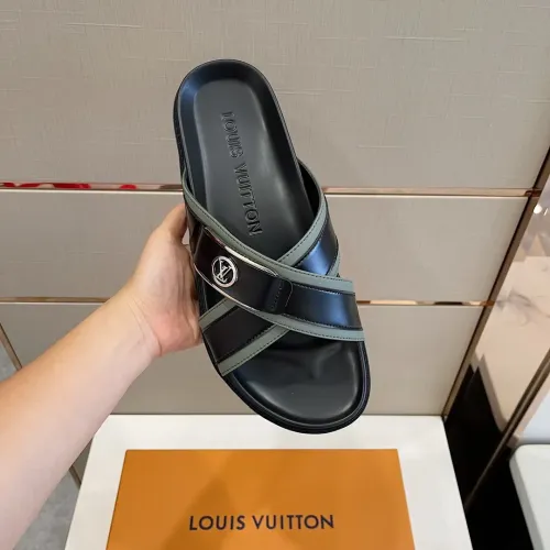 Replica Louis Vuitton Slippers For Men #1433534 $60.00 USD for Wholesale