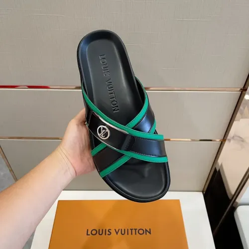 Replica Louis Vuitton Slippers For Men #1433535 $60.00 USD for Wholesale