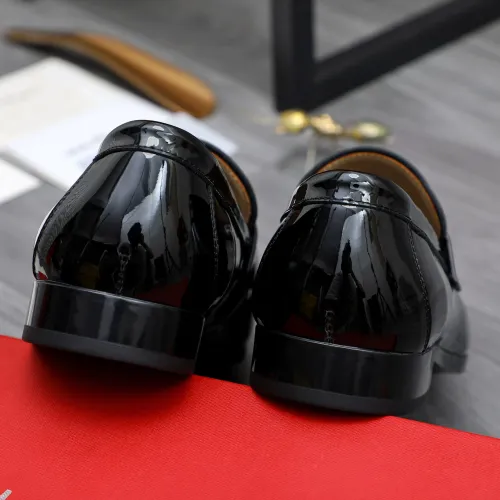 Replica Salvatore Ferragamo Leather Shoes For Men #1433548 $108.00 USD for Wholesale