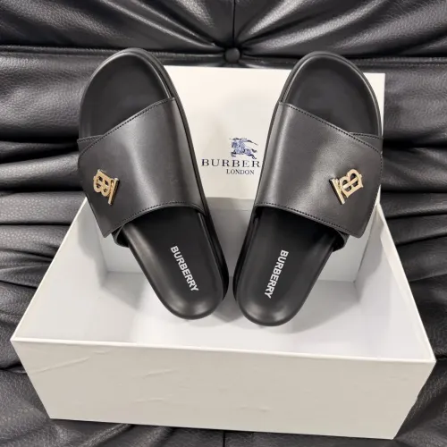 Replica Burberry Slippers For Men #1433556 $56.00 USD for Wholesale